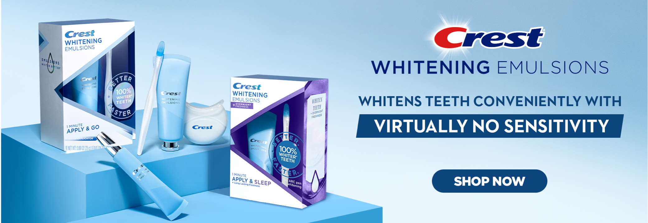 Crest 3DWhitestrips Landing Page